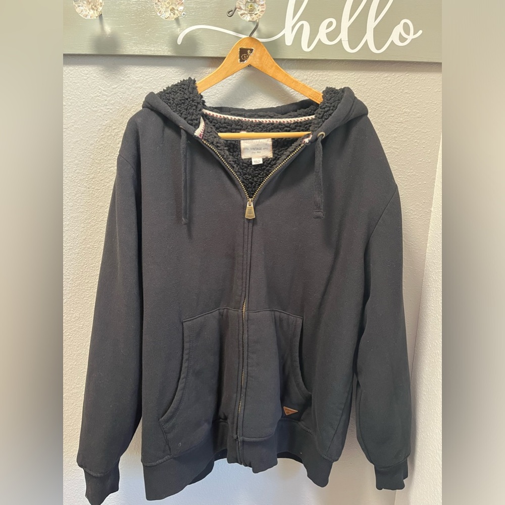 Vintage Brand Zippered Hoodie